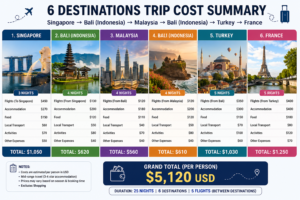 Top 15 Deshon Ki Yatra Ka Kharcha: Flight, Hotel Aur Food Cost